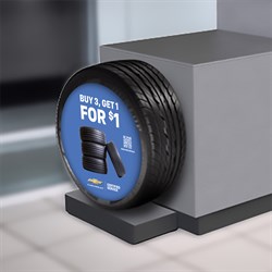 Tire Merchandiser Display